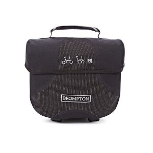 Brompton - Mini O Bag in reflecterend zwart